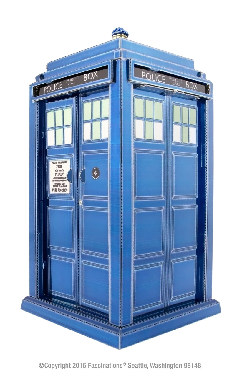 Metal Earth Dr. Who TARDIS, Color 5 Metal Earth Dr. Who TARDIS, Color - Image 5