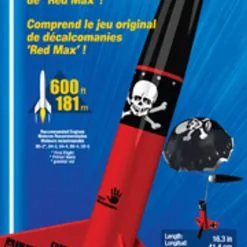 Estes Der Red Max Rocket Kit, Skill Level 1 10 Estes Der Red Max Rocket Kit, Skill Level 1 -Toys and Hobbies Shop 000651 package 2 1 13955.1614793922