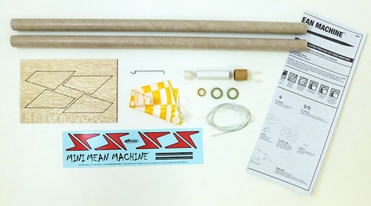 Estes 0865 Mini Mean Machine Model Rocket Kit 3 Estes 0865 Mini Mean Machine Model Rocket Kit - Image 3