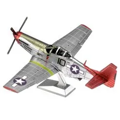 Metal Earth ICONX Tuskegee Airmen P51SD Redtail, Color -Toys and Hobbies Shop 0012186 tuskegee airmen p 51d mustang 67766.1634312487