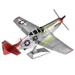 Metal Earth ICONX Tuskegee Airmen P51SD Redtail, Color -Toys and Hobbies Shop 0012188 tuskegee airmen p 51d mustang 05023.1634312487