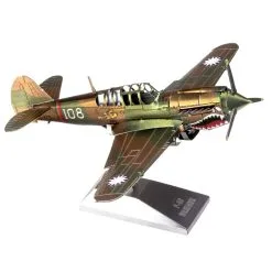 Metal Earth P-40 Warhawk, Color -Toys and Hobbies Shop 0012351 p 40 warhawk 60788.1634306303