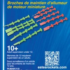 Estes Mini Engine Starter Plugs, For Rocket Engines, (40pcs) -Toys and Hobbies Shop 002250 package 1 47952.1614871271