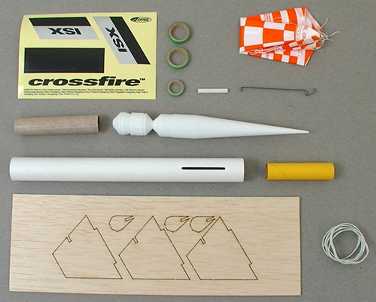 Estes Crossfire ISX Model Rocket Kit, Skill Level 1 3 Estes Crossfire ISX Model Rocket Kit, Skill Level 1 - Image 3