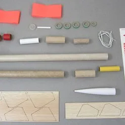 Estes 7245 Comanche-3 Model Rocket Kit, Skill Level 3 -Toys and Hobbies Shop 007245 parts 1 81819.1633530014
