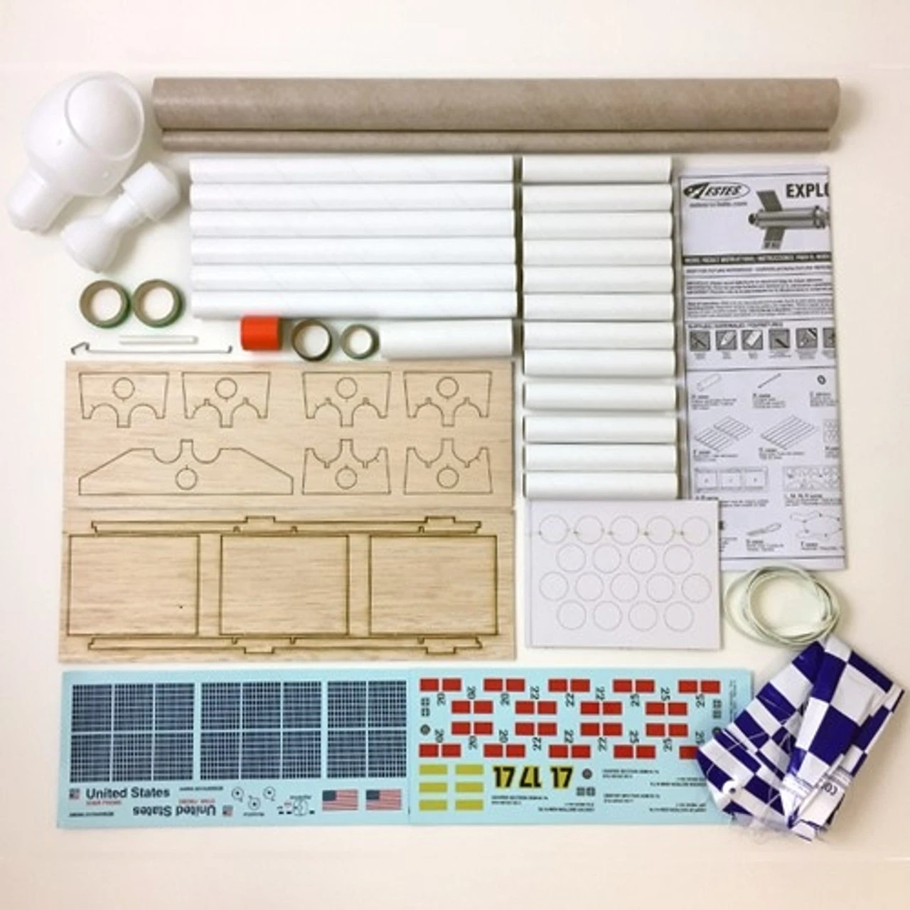 Estes Explorer Aquarius Model Rocket Kit, Skill Level 4 3 Estes Explorer Aquarius Model Rocket Kit, Skill Level 4 - Image 3