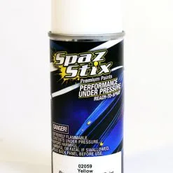 Spaz Stix Yellow Fluorescent Aerosol Paint 3.5oz