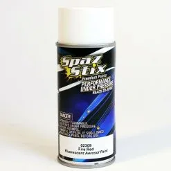 Spaz Stix Fire Red Fluorescent Aerosol Paint 3.5oz