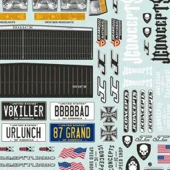 J Concepts Jconcepts 0357 1987 Buick Grand National Street Eliminator Drag Racing Body (Clear) -Toys and Hobbies Shop 0357decals 0 89158.1630441371