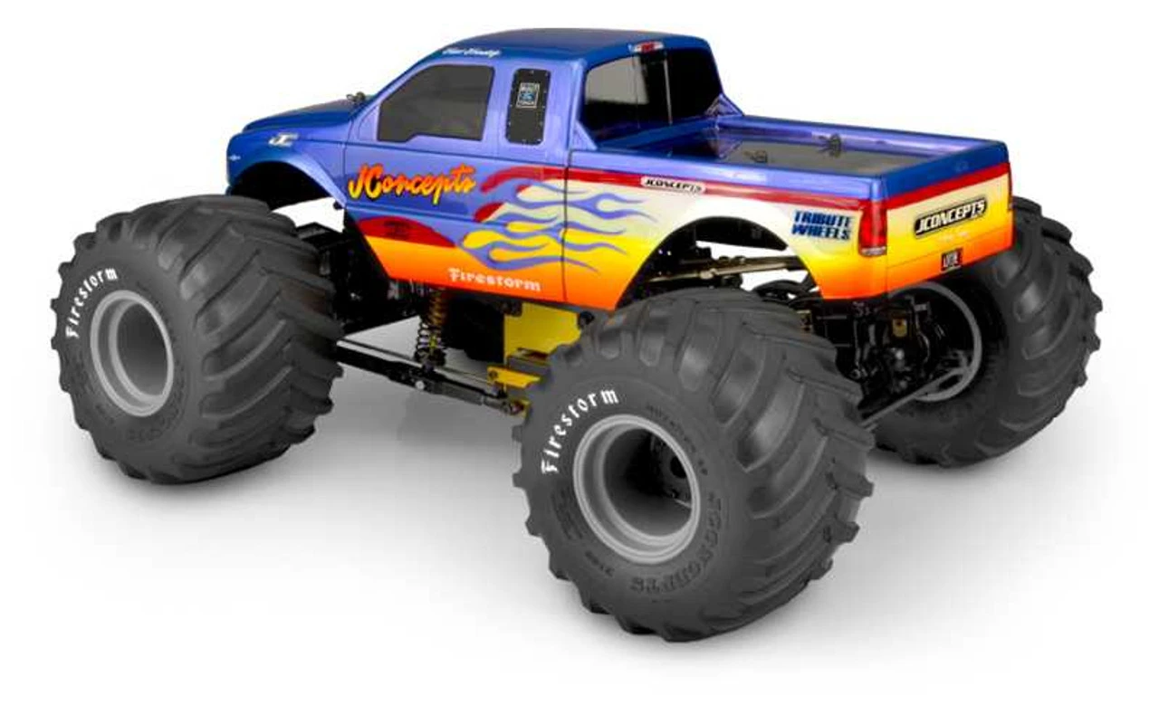 J Concepts JConcepts 2005 Ford F-250 Super Duty Monster Truck Body (Clear) 3 J Concepts JConcepts 2005 Ford F-250 Super Duty Monster Truck Body (Clear) - Image 3