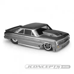 J Concepts JConcepts 0386 1963 Ford Falcon Street Eliminator Drag Racing Body (Clear)