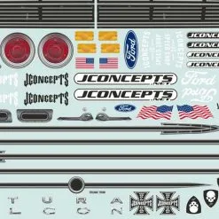 J Concepts JConcepts 0386 1963 Ford Falcon Street Eliminator Drag Racing Body (Clear) -Toys and Hobbies Shop 0386decals 59806.1629993339