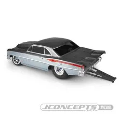 J Concepts JConcepts 0398 1966 Chevy II Nova V2 Street Eliminator Drag Racing Body (Clear) -Toys and Hobbies Shop 0398 2 58754.1629990706
