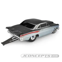 J Concepts JConcepts 0398 1966 Chevy II Nova V2 Street Eliminator Drag Racing Body (Clear) -Toys and Hobbies Shop 0398 3 82422.1629990695