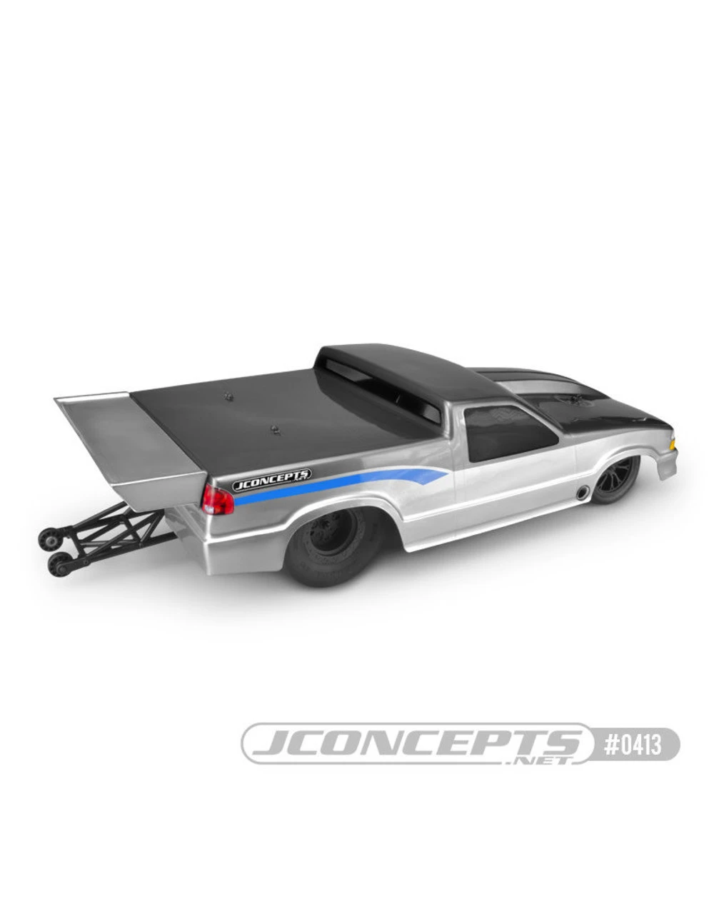J Concepts JConcepts 0413 2002 Chevy S10 Drag Truck Street Eliminator Drag Racing Body (Clear) 3 J Concepts JConcepts 0413 2002 Chevy S10 Drag Truck Street Eliminator Drag Racing Body (Clear) - Image 3