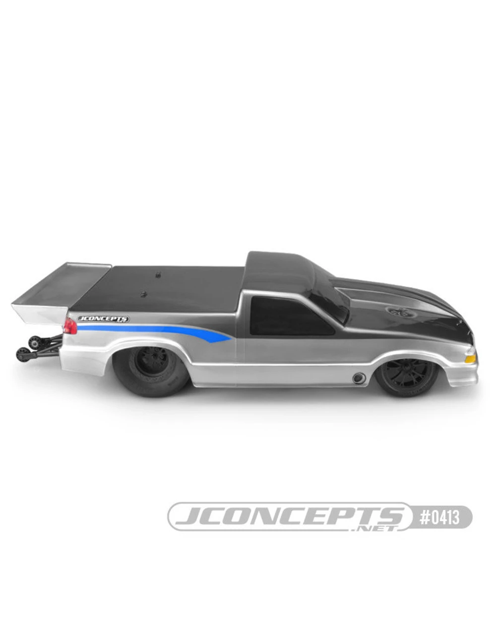 J Concepts JConcepts 0413 2002 Chevy S10 Drag Truck Street Eliminator Drag Racing Body (Clear) 2 J Concepts JConcepts 0413 2002 Chevy S10 Drag Truck Street Eliminator Drag Racing Body (Clear) - Image 2