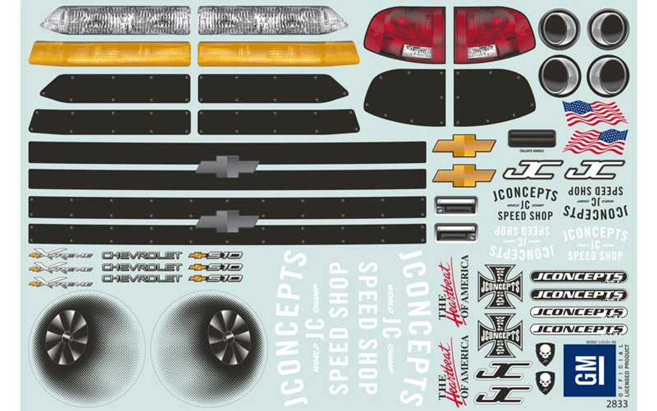 J Concepts JConcepts 0413 2002 Chevy S10 Drag Truck Street Eliminator Drag Racing Body (Clear) 5 J Concepts JConcepts 0413 2002 Chevy S10 Drag Truck Street Eliminator Drag Racing Body (Clear) - Image 5