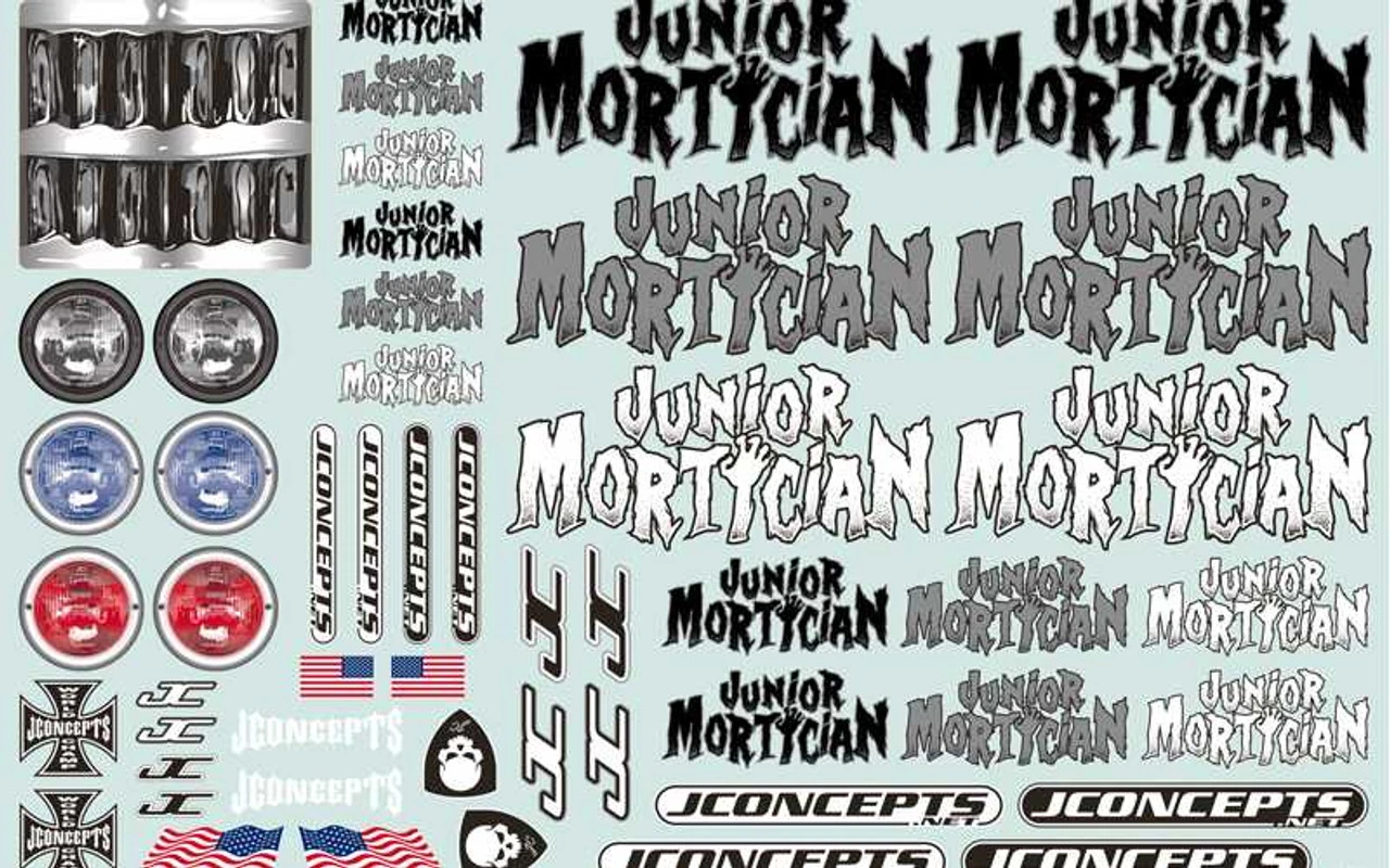 J Concepts JConcepts Junior Mortician Monster Truck Body (Clear) (12.5") 6 J Concepts JConcepts Junior Mortician Monster Truck Body (Clear) (12.5") - Image 6