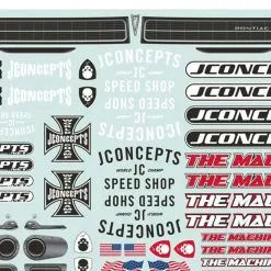 J Concepts JConcepts 0455 "The Machine" 1968 Pontiac Firebird Pro 1/10 Drag Racing Body (Clear) -Toys and Hobbies Shop 0455decals 2936 79457.1629988653