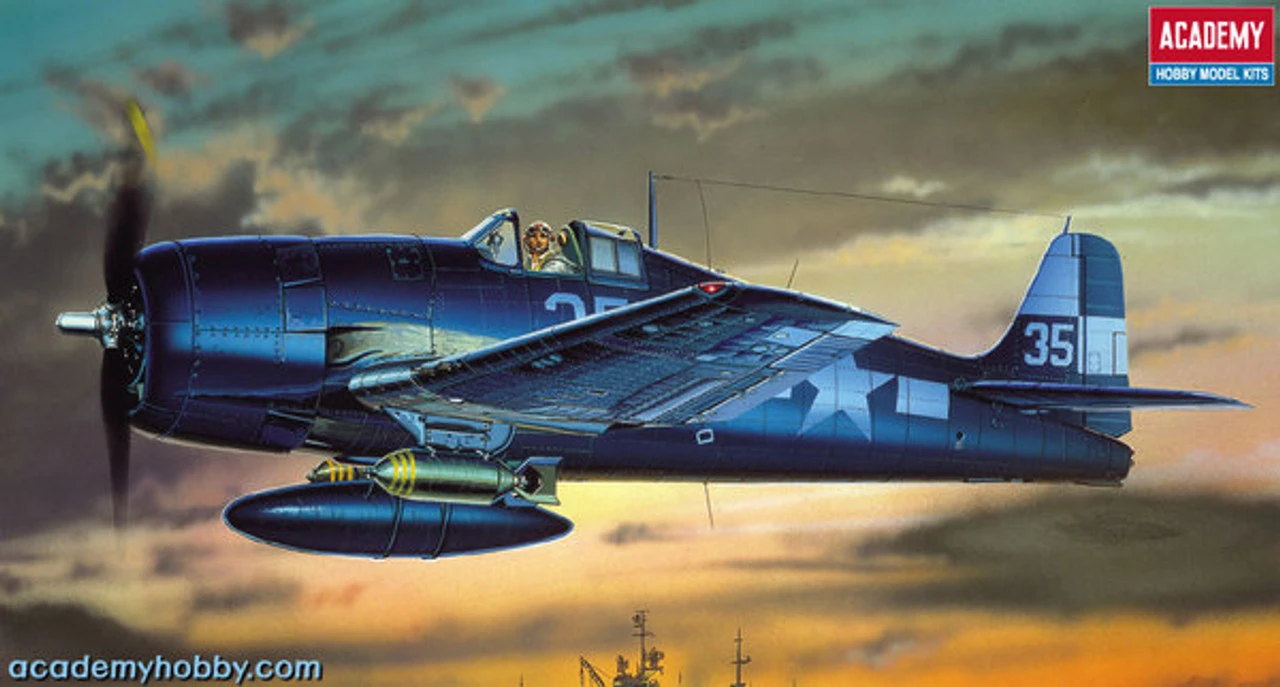 Academy 12481 1/72 F6F5 Hellcat Model Kit 1 Academy 12481 1/72 F6F5 Hellcat Model Kit