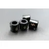 Samix SCX-6 Brass Driveshaft Cups (Black) (4)