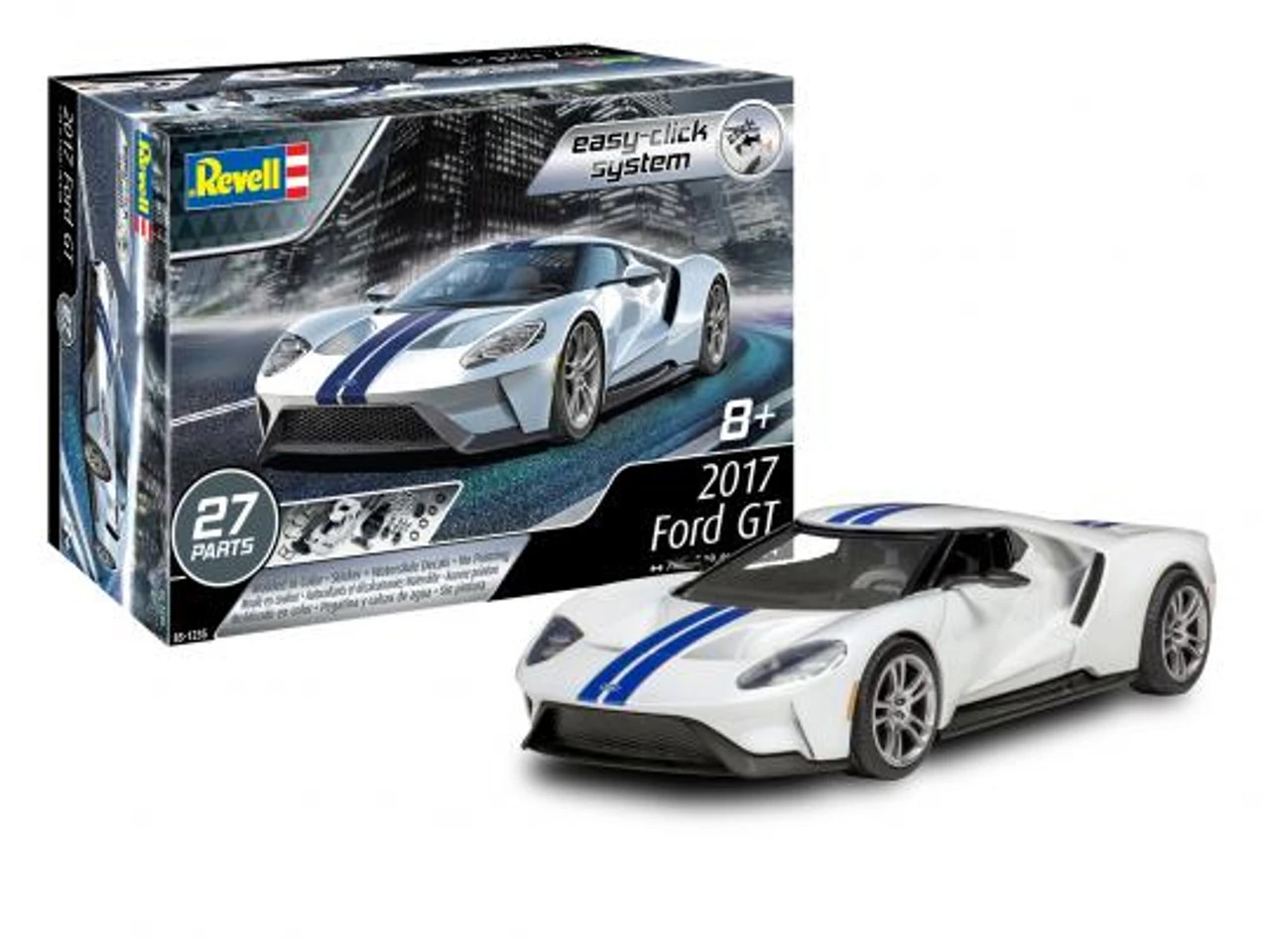 Revell 851235 1:24 2017 Ford GT Model Kit 2 Revell 851235 1:24 2017 Ford GT Model Kit - Image 2