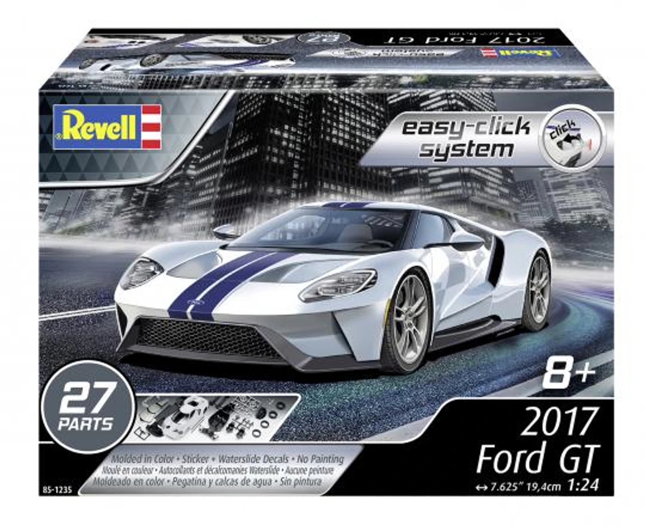 Revell 851235 1:24 2017 Ford GT Model Kit 1 Revell 851235 1:24 2017 Ford GT Model Kit