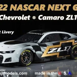 Salvinos Jr Models Salvinos JR 2022 Nascar Next Gen Chevrolet Camaro ZL1 Rollout Livery Model Kit