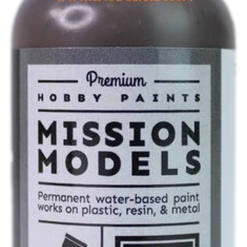 Mission Models MIOMMP-139 Acrylic Model Paint, 1oz Bottle, Dunkelbraun, RAL 7017