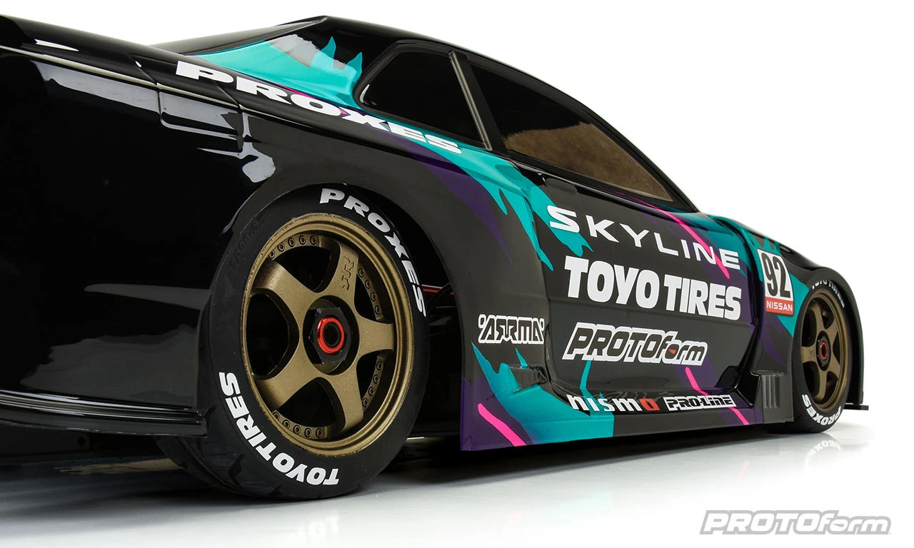 Protoform 158400 1/7 2002 Nissan Skyline GT-R R34 Clear Body: ARRMA Infraction 6S 8 Protoform 158400 1/7 2002 Nissan Skyline GT-R R34 Clear Body: ARRMA Infraction 6S - Image 8