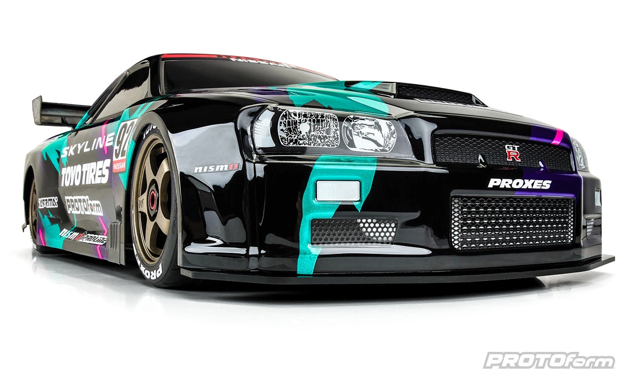 Protoform 158400 1/7 2002 Nissan Skyline GT-R R34 Clear Body: ARRMA Infraction 6S 7 Protoform 158400 1/7 2002 Nissan Skyline GT-R R34 Clear Body: ARRMA Infraction 6S - Image 7