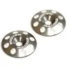 Exotek Racing 1678GUN Flite V2 16mm Aluminum Wing Buttons (Gunmetal) (2)