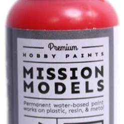 Mission Models MIOMMP-167 Acrylic Model Paint, 1oz Bottle, Transparent Red