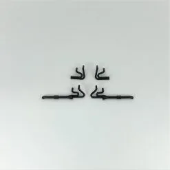 1RC Racing Black Headers, 1/18 EDM