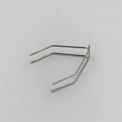 1RC Racing 2021 Rear Nerf Bar, 1/18 Silver Crown