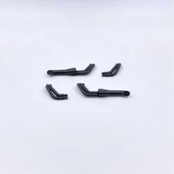 1RC Racing Headers, Black, 1/18 Asphalt Modified