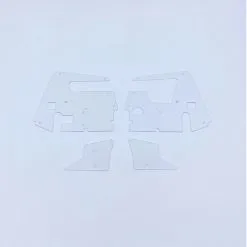 1RC Racing Body Side Panels, LH/RH, Clear, 1/18 Sprint 3.0