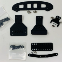 McAllister Racing DR10/ PRO SC10 Mounting Kit W/ Extended Rear Support, Carbon Fiber