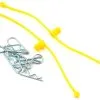 Du-Bro 2247 Body Klip Retainers W/Body Clips (Yellow)