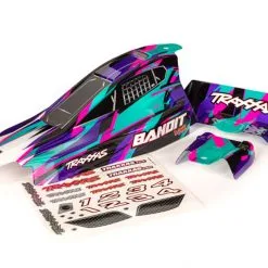 Traxxas 2436T Body, Bandit VXL, Purple