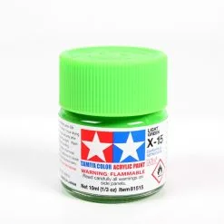 Tamiya 81515 Acrylic Mini X15 Light Green Paint (10ml)