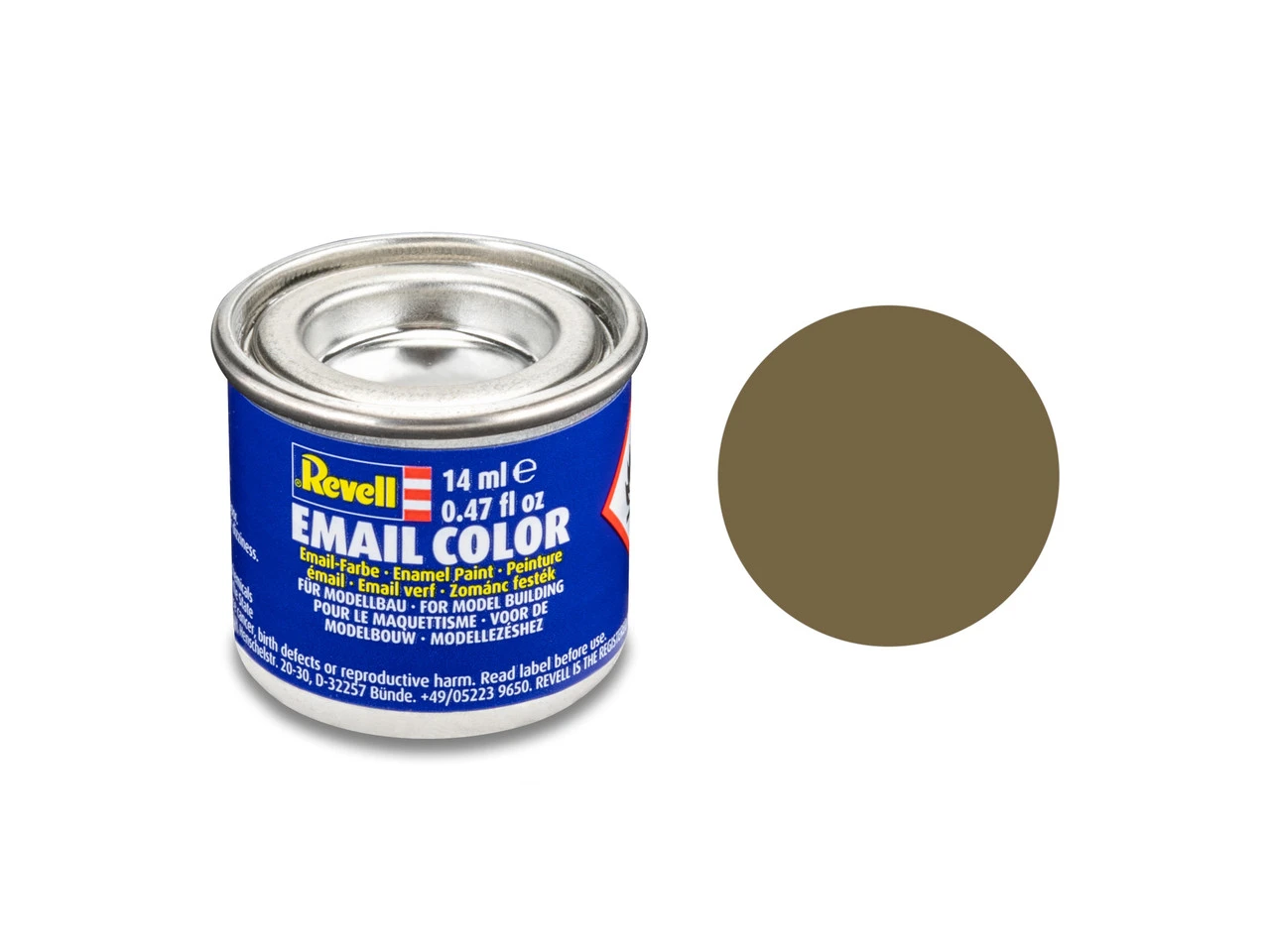 Revell 32186 Enamel Olive Brown Matte 1 Revell 32186 Enamel Olive Brown Matte
