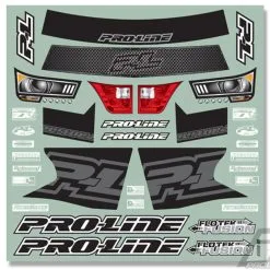 Proline Pro-Line Flo-Tek Fusion Pre-Painted Pre-Cut Short Course Body (Black) (Slash, Slash 4x4, SC5M, 22SCT, PRO-Fusion SC 4x4) -Toys and Hobbies Shop 3458 9 l 77317.1630070099
