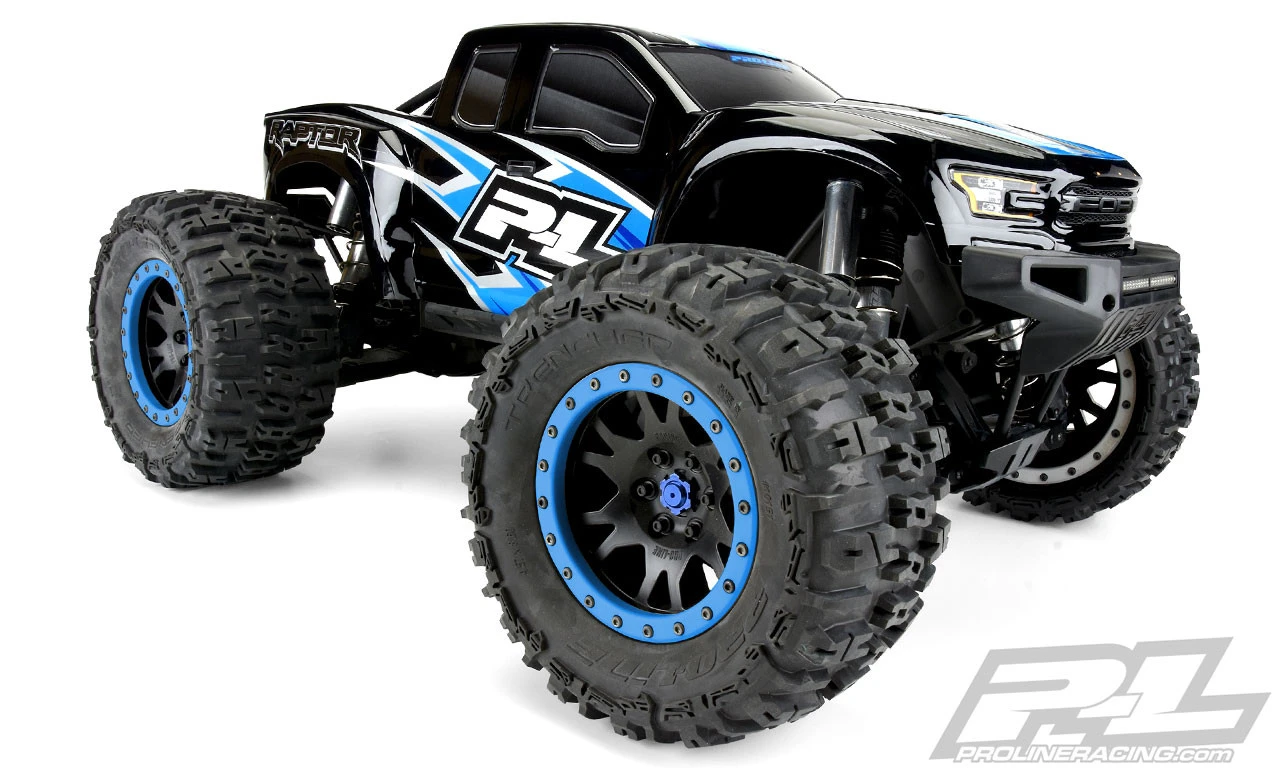 Proline Pro-Line 3482-18 2017 Ford F-150 Raptor Pre-Cut Monster Truck Body (Black) (X-Maxx) 5 Proline Pro-Line 3482-18 2017 Ford F-150 Raptor Pre-Cut Monster Truck Body (Black) (X-Maxx) - Image 5