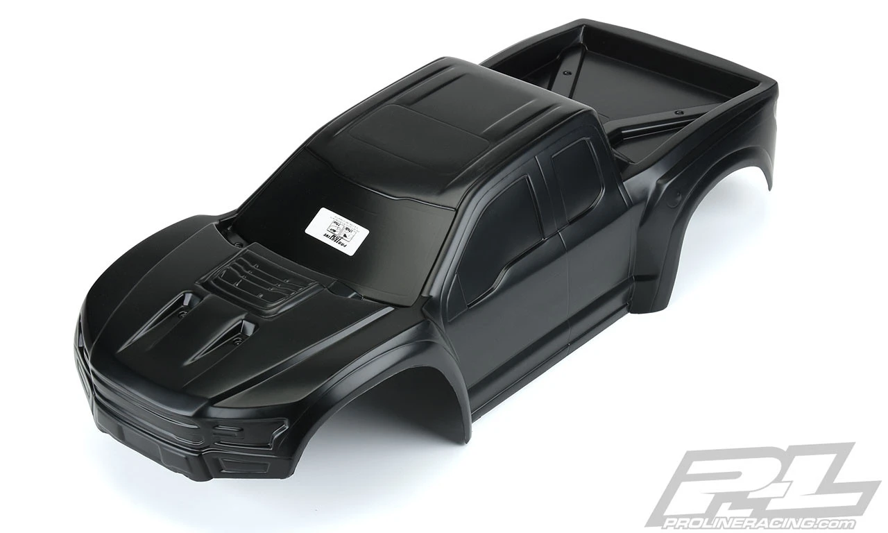 Proline Pro-Line 3482-18 2017 Ford F-150 Raptor Pre-Cut Monster Truck Body (Black) (X-Maxx) 2 Proline Pro-Line 3482-18 2017 Ford F-150 Raptor Pre-Cut Monster Truck Body (Black) (X-Maxx) - Image 2