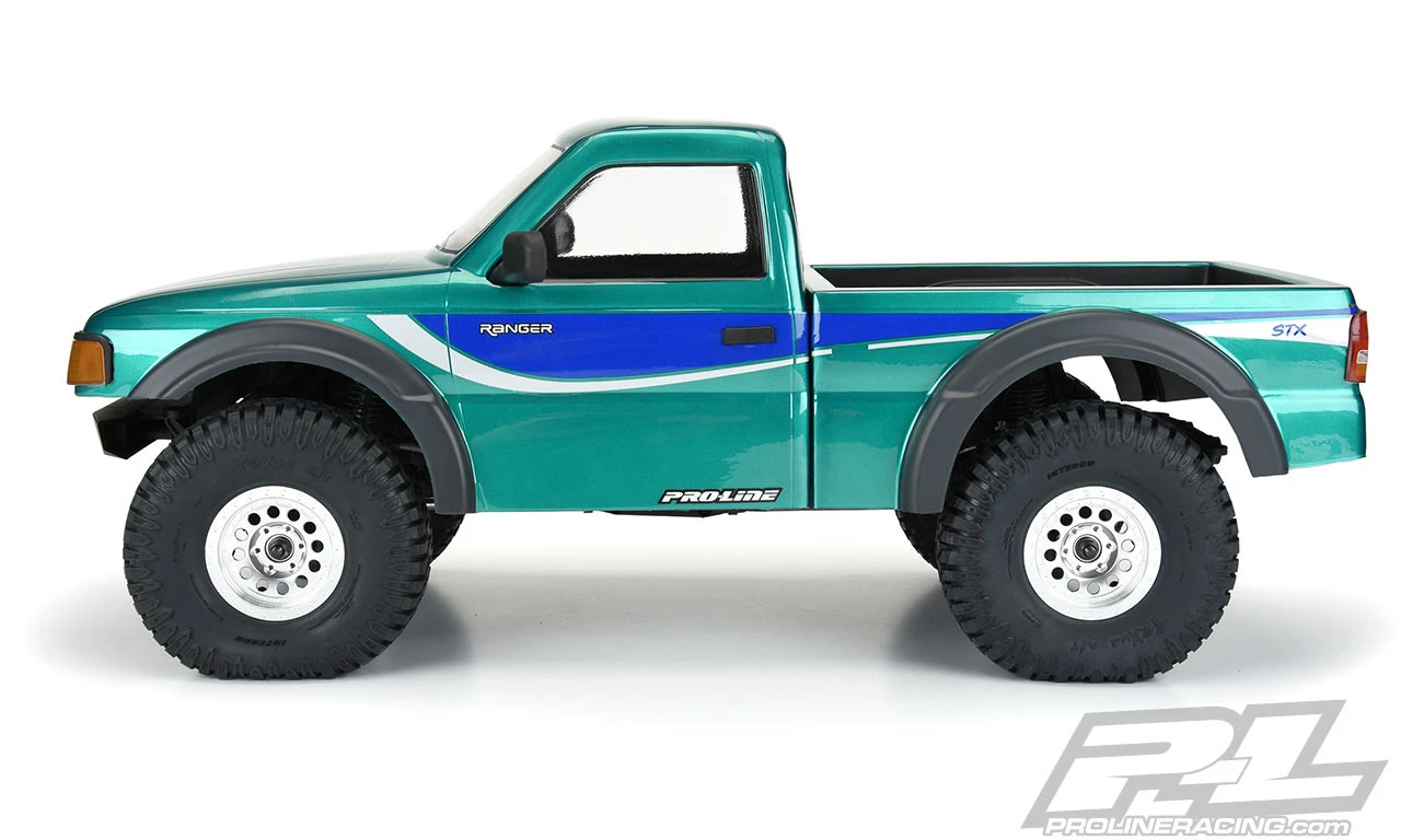 Proline 3537-00 1/10 1993 Ford Ranger Clear Body Set With Scale Molded Accessories For 12.3" (313mm) Wheelbase For Scale Crawlers 2 Proline 3537-00 1/10 1993 Ford Ranger Clear Body Set With Scale Molded Accessories For 12.3" (313mm) Wheelbase For Scale Crawlers - Image 2