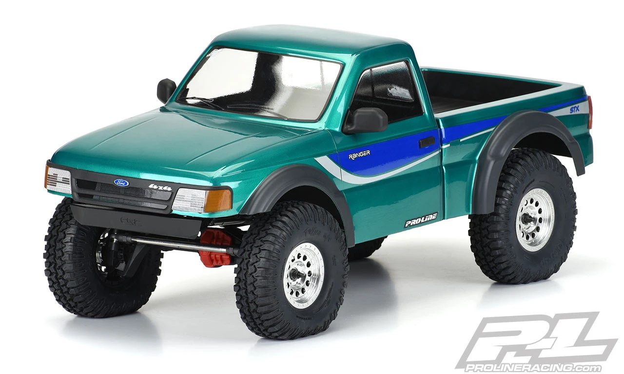 Proline 3537-00 1/10 1993 Ford Ranger Clear Body Set With Scale Molded Accessories For 12.3" (313mm) Wheelbase For Scale Crawlers 1 Proline 3537-00 1/10 1993 Ford Ranger Clear Body Set With Scale Molded Accessories For 12.3" (313mm) Wheelbase For Scale Crawlers