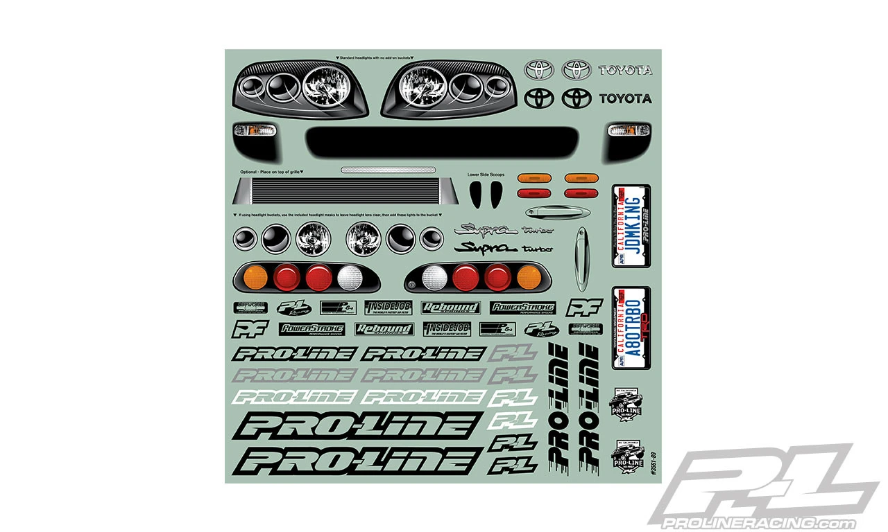 Proline 3561-00 1995 Toyota Supra Clear Body 11 Proline 3561-00 1995 Toyota Supra Clear Body - Image 11