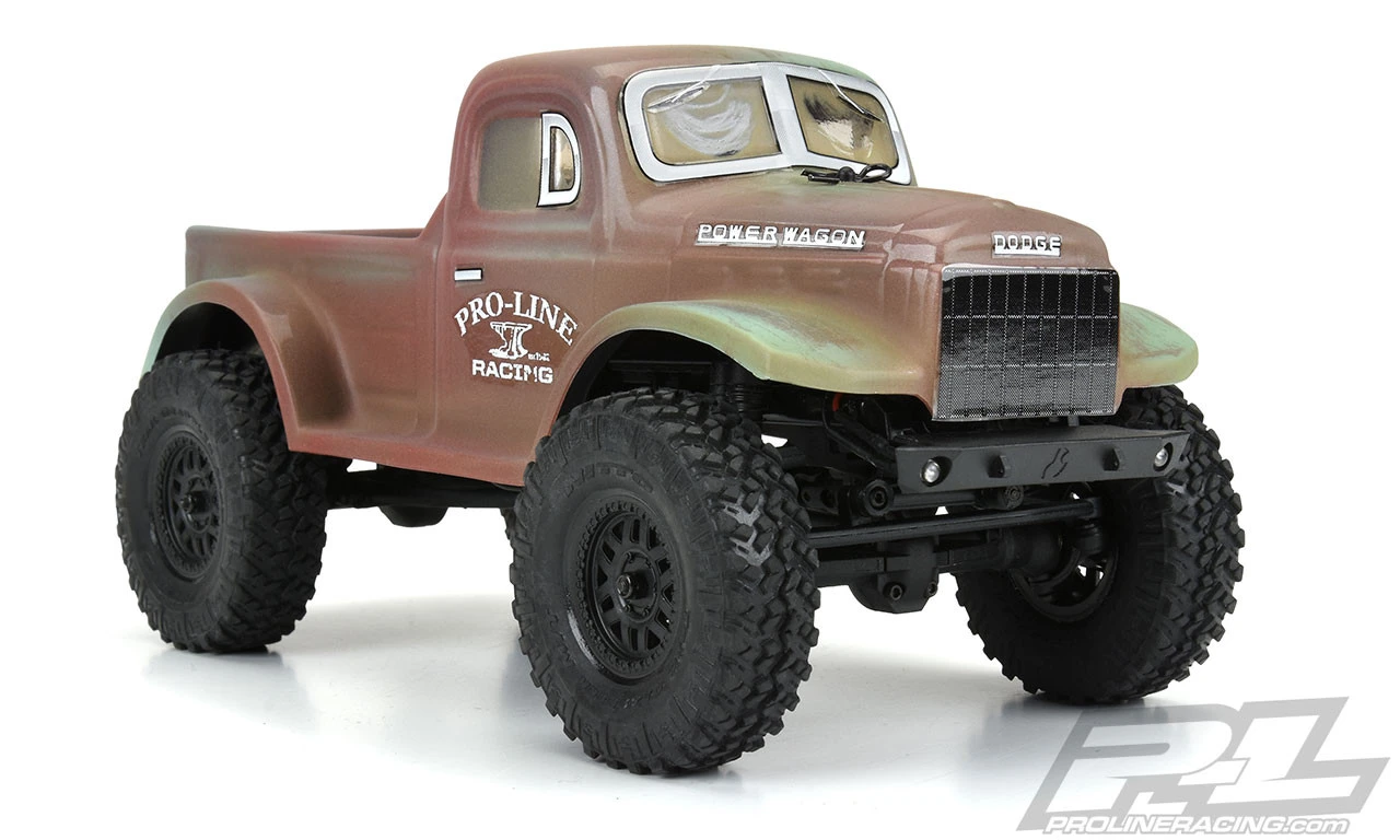 Proline 3565-00 1946 Dodge Power Wagon Clear Body SCX24 JLU 4 Proline 3565-00 1946 Dodge Power Wagon Clear Body SCX24 JLU - Image 4