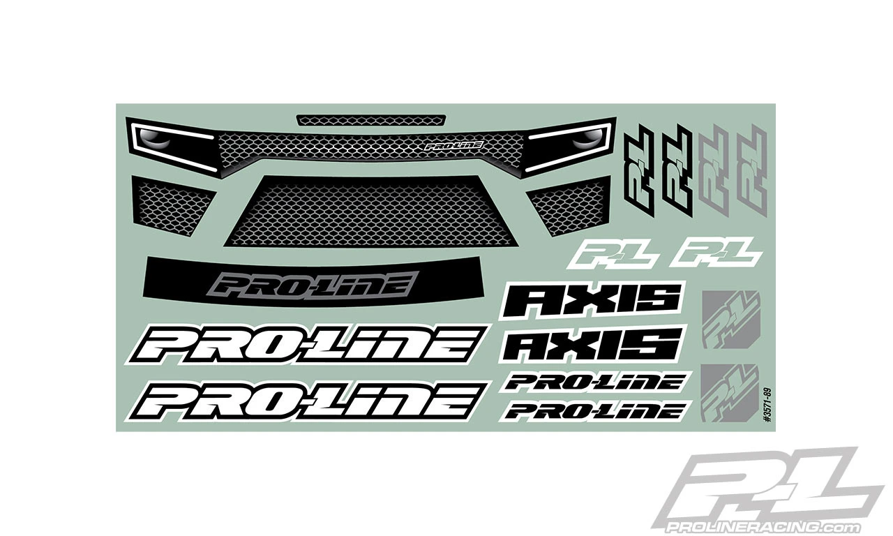 Proline 3577-00 1/8 Axis T Clear Body For AE RC8T3.2 & RC8T3.2e 8 Proline 3577-00 1/8 Axis T Clear Body For AE RC8T3.2 & RC8T3.2e - Image 8